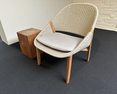 Tribu-Elio lounge stoel in teak met Tricord - 50%