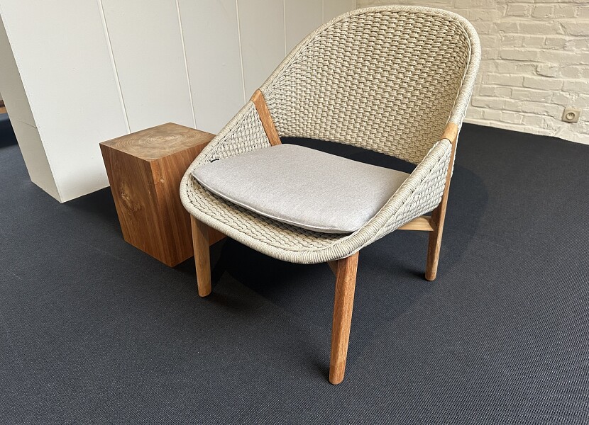 Tribu-Elio lounge stoel in teak met Tricord - 60%