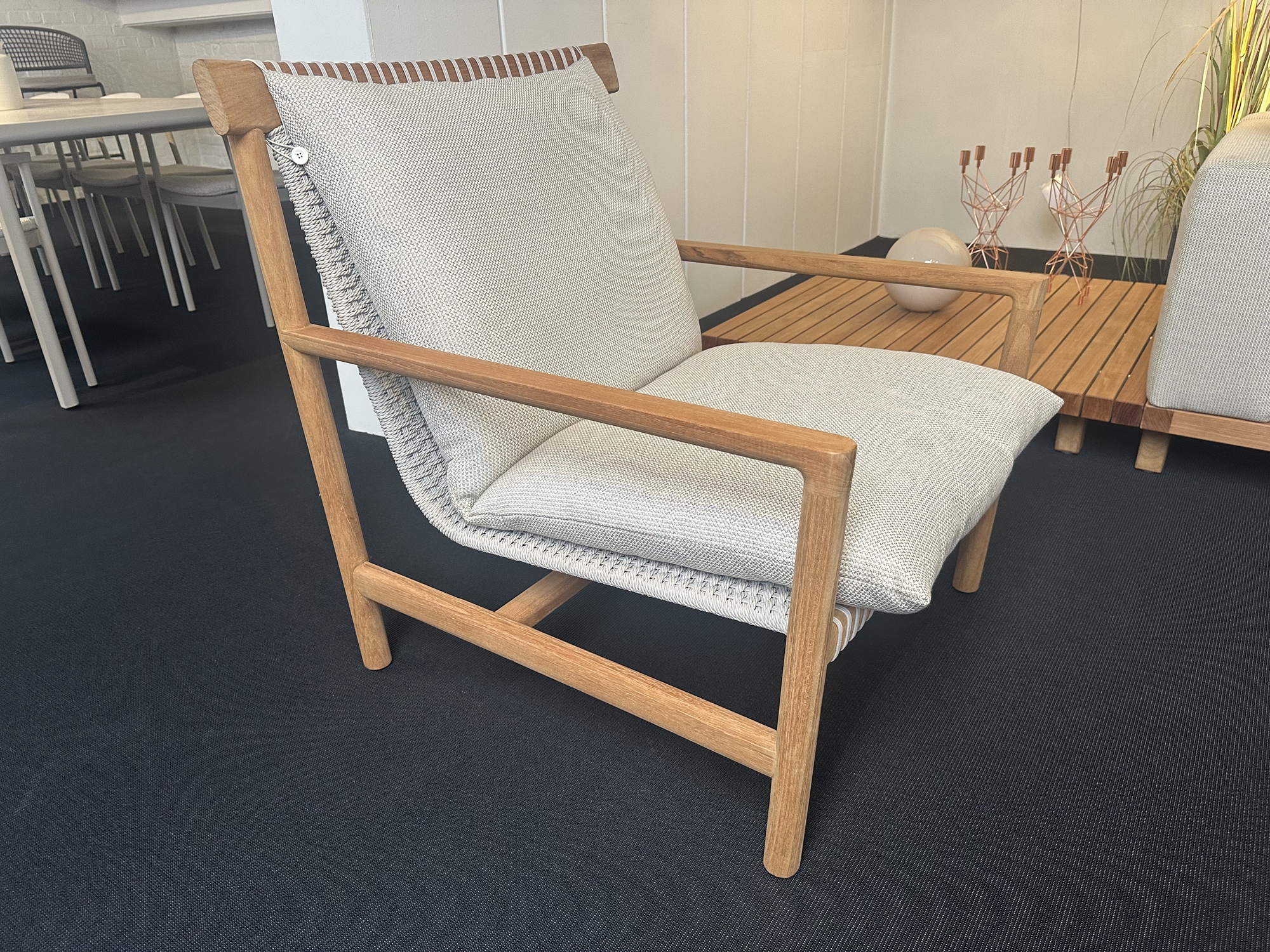 Tribu-lounge armstoel Amanu teak