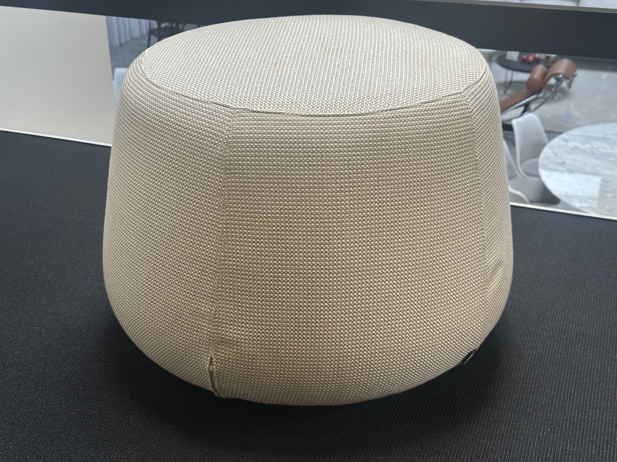 Tribu-pouf in outdoorstof Rustic Weave
