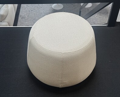 Tribu-pouf in outdoorstof Rustic Weave - 40%