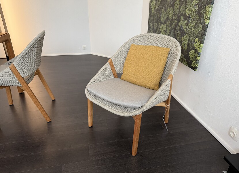 Tribu-Elio lounge stoel in teak met Tricord - 70%