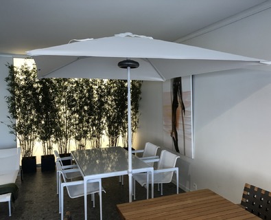 Jardinico-parasol Malibu wit
