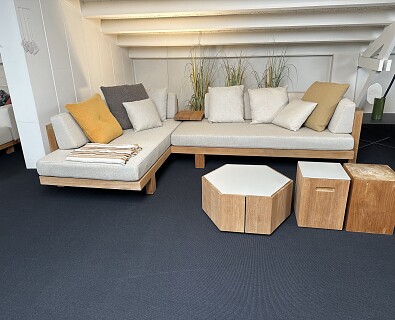 Tribu-hoekopstelling Pure Sofa teak  - 40%