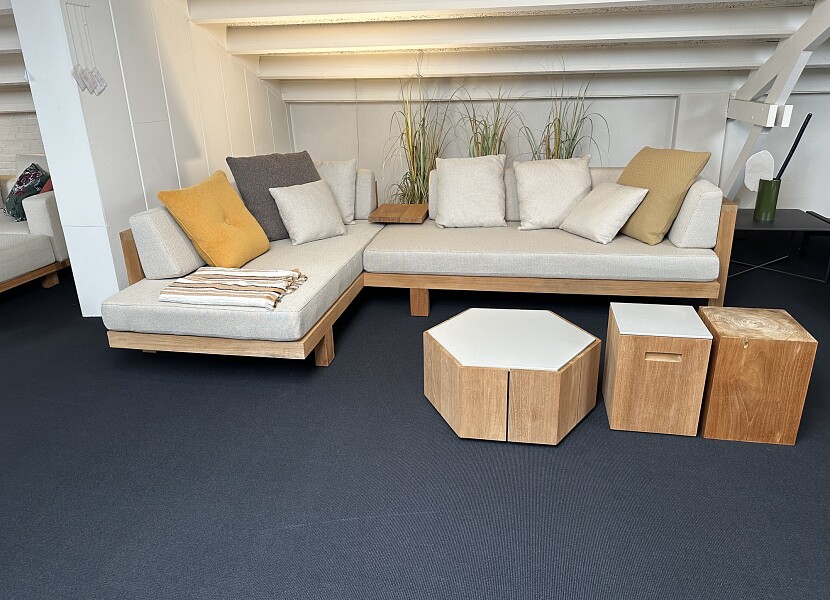 Tribu-hoekopstelling Pure Sofa teak  - 40%