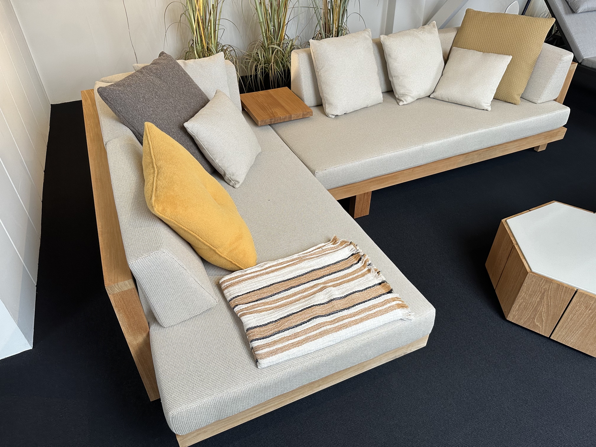 Tribu-hoekopstelling Pure Sofa teak
