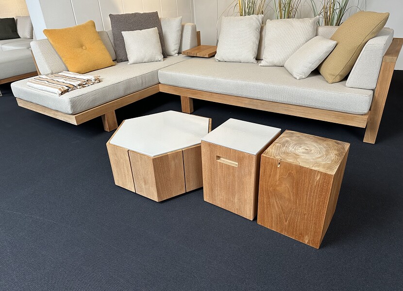 Tribu-hoekopstelling Pure Sofa teak  -30%
